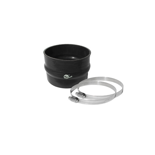 aFe 59-00018 (4-1/2 IN ID x 3 IN L) Straight Coupler w/ Hump - Black Replacement Coupling Kit