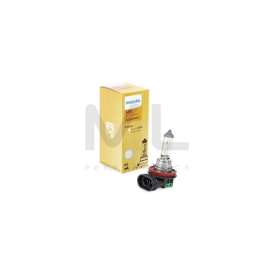 PHILIPS 12362PRC1 Bulb, spotlight H11 12V 55W PGJ19-2 3200K Halogen Vision