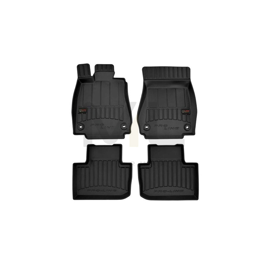 FROGUM Tailored 3D409354 Floor mat set for LEXUS IS III Saloon (XE30) Elastomer, Front and Rear, Quantity: 4, Black, (LHD)