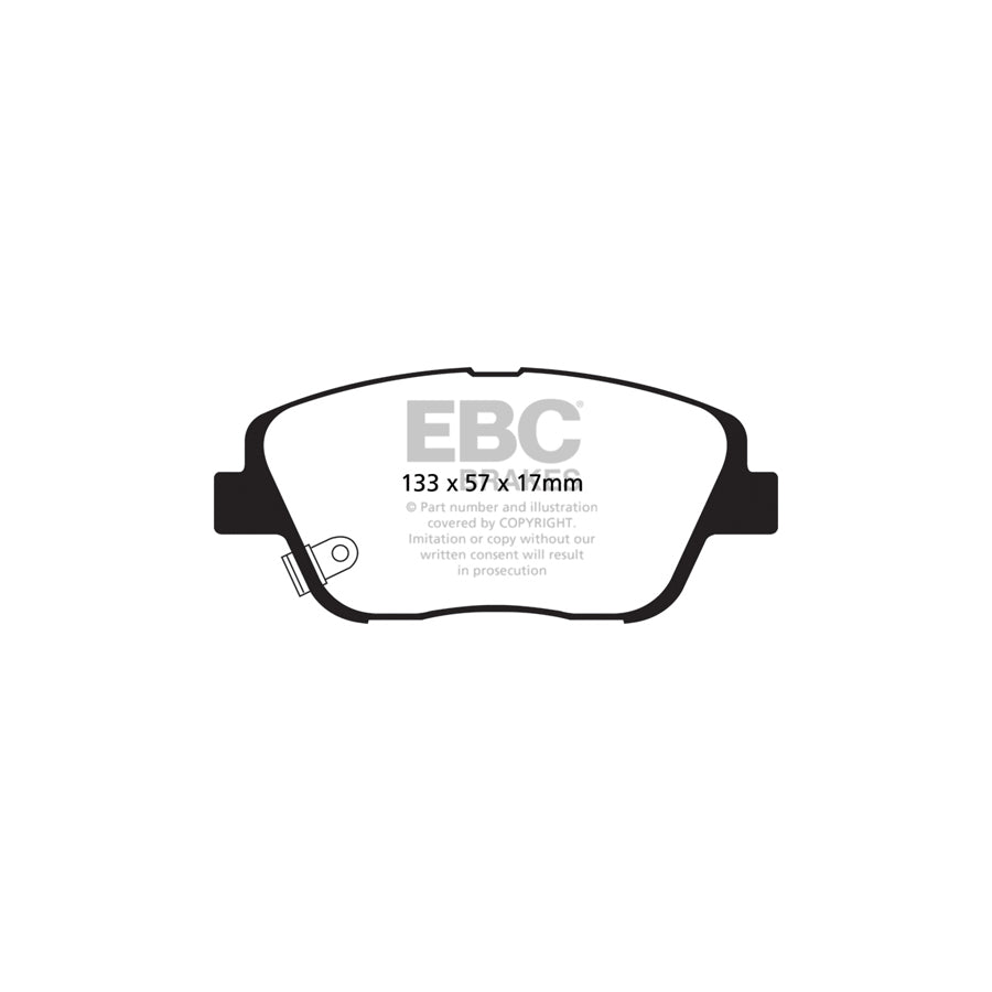 EBC PD40K2207 Kia Optima (TF) Ultimax Pad & Plain Disc Kit 2 | ML Performance UK Car Parts
