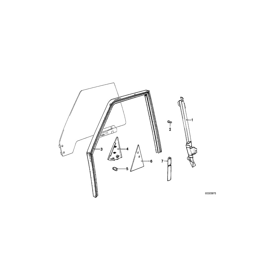 Genuine BMW 51321904326 E28 Gasket (Inc. 524td, M535i & 535i)