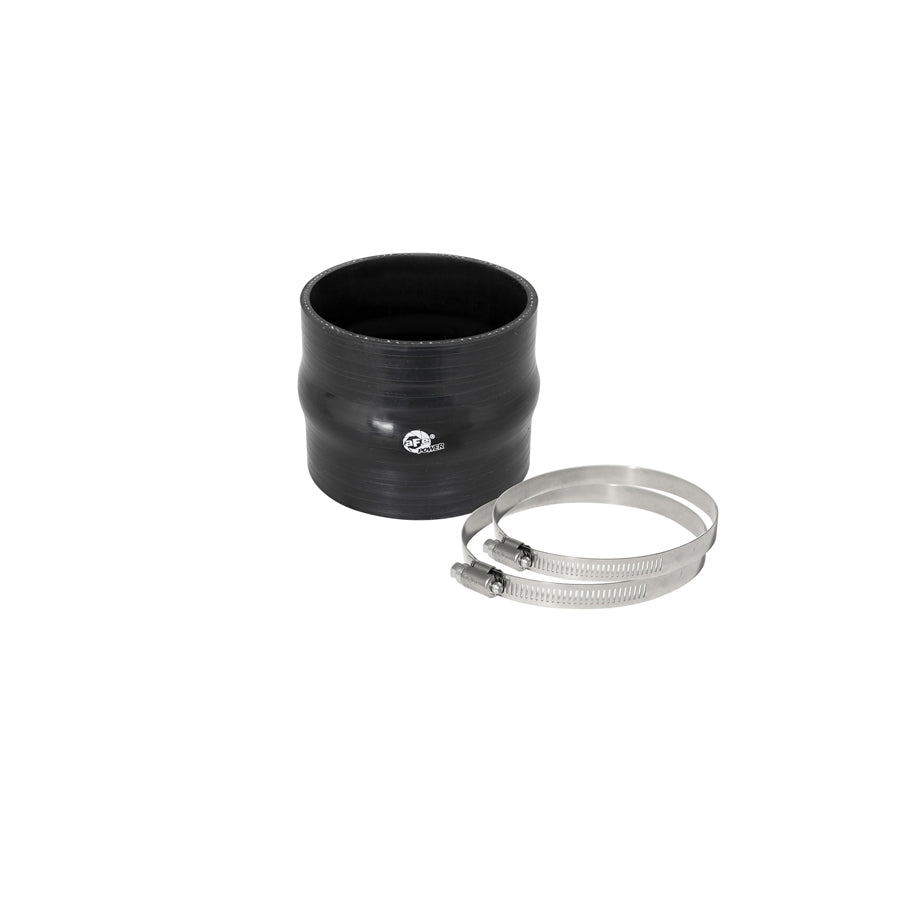 aFe 59-00045 (3-1/2 IN ID x 3 IN L) Straight Coupler w/ Hump - Black Replacement Coupling Kit