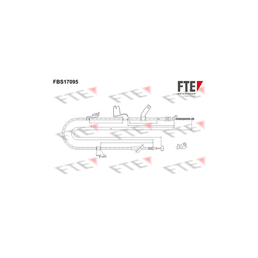 FTE 9250477 Hand Brake Cable
