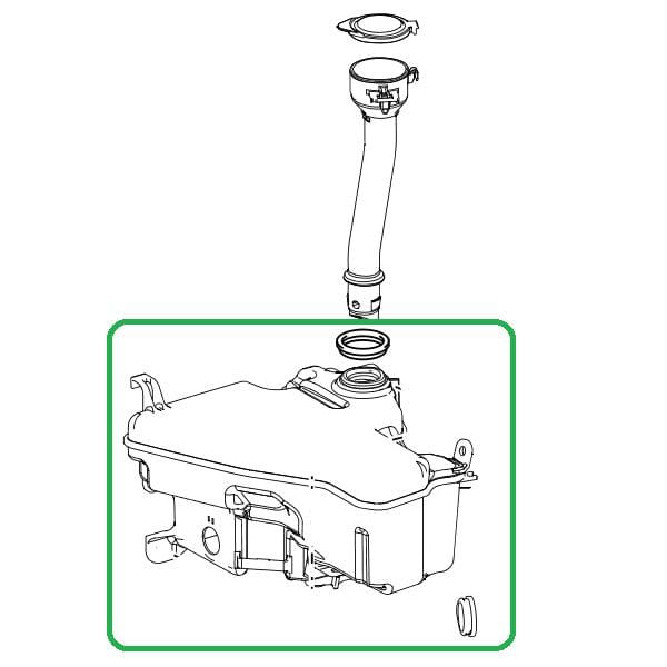 Genuine Lexus 85355-53091 IS Phase 3 Windscreen Washer Bottle
