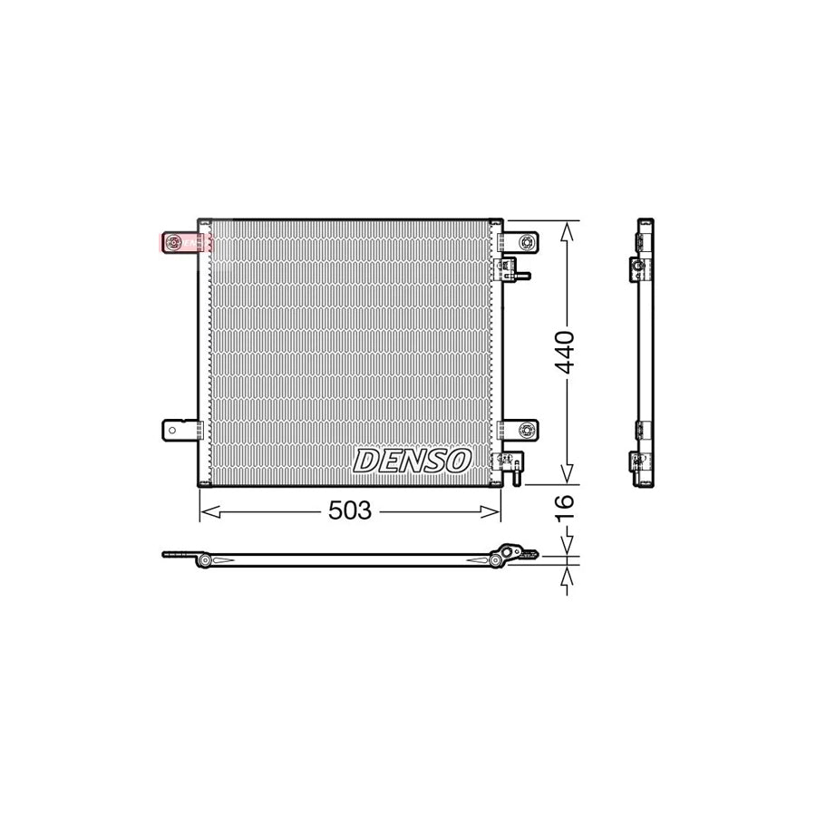DENSO DCN99066 Air Conditioning Condenser