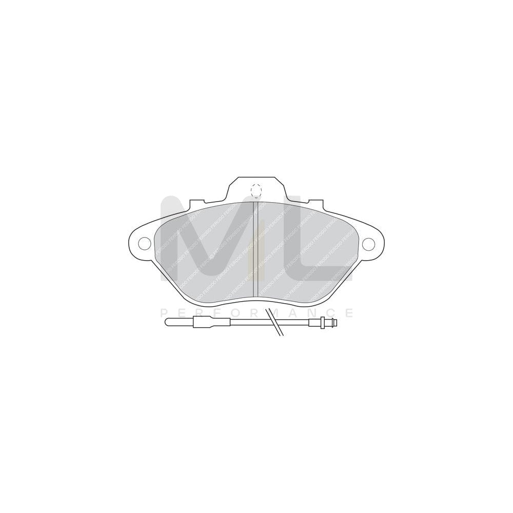 Ferodo Premier FDB614 Brake Pad Set for Citroã«N Xm Incl. Wear Warning Contact