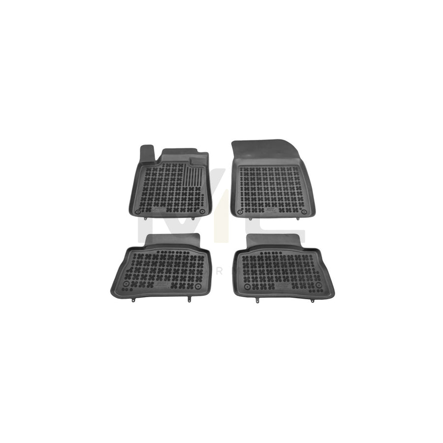 REZAW PLAST 202208 Floor mat set for SUZUKI Kizashi (FR) Elastomer, Front and Rear, Black