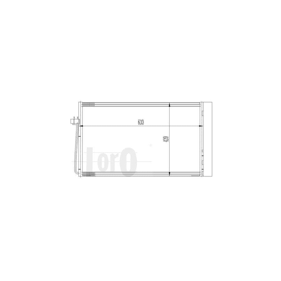 Abakus 0040160018 Air Conditioning Condenser