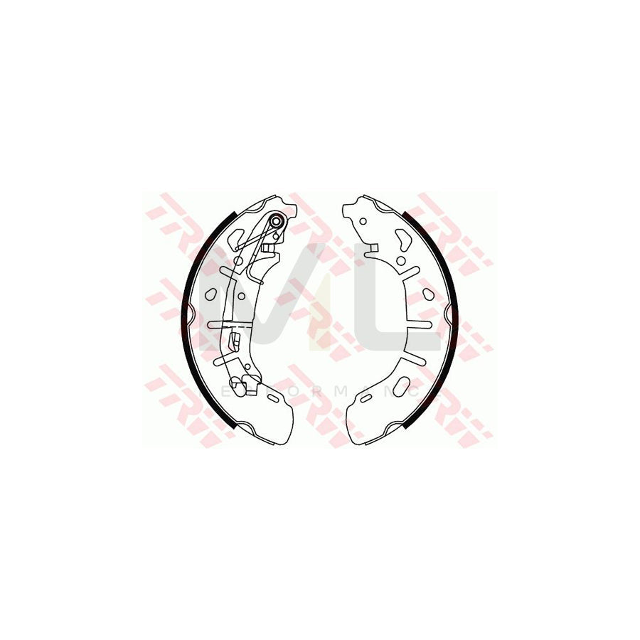 TRW GS8799 Brake Shoe Set for FIAT DOBLO