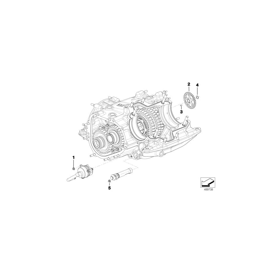 Genuine BMW 23008419461 Nut, Self-Locking DS10L-06 (Inc. M6 GT3)