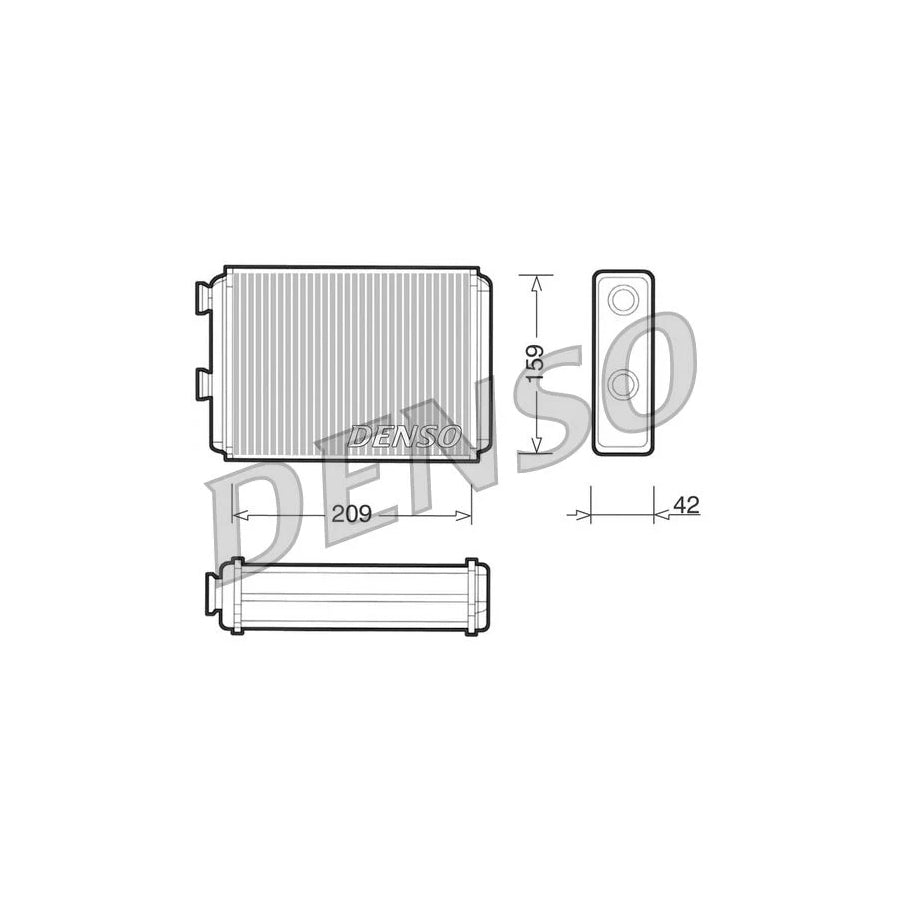 DENSO DRR09070 Heater Matrix