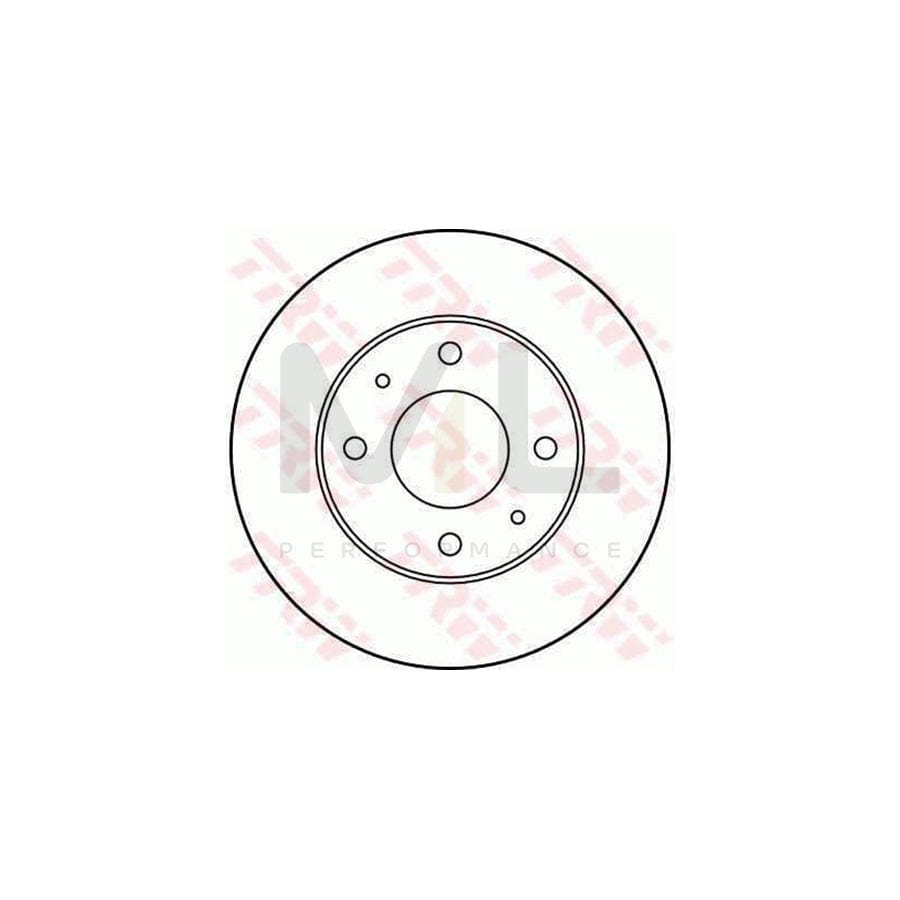 TRW DF2798 Brake Disc Vented  - 1 piece