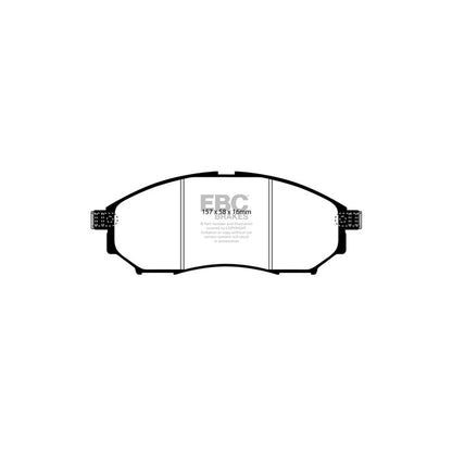 EBC DP41671R Infiniti Nissan Renault Yellowstuff Front Brake Pads - Akebono/Tokico Caliper 2 | ML Performance UK Car Parts