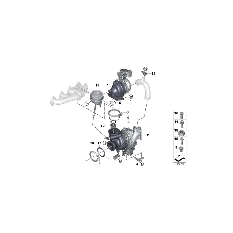 Genuine BMW 11628473270 F20 F36 F48 Gasket Ring (Inc. 325d, Cooper D ALL4 & 220dX)