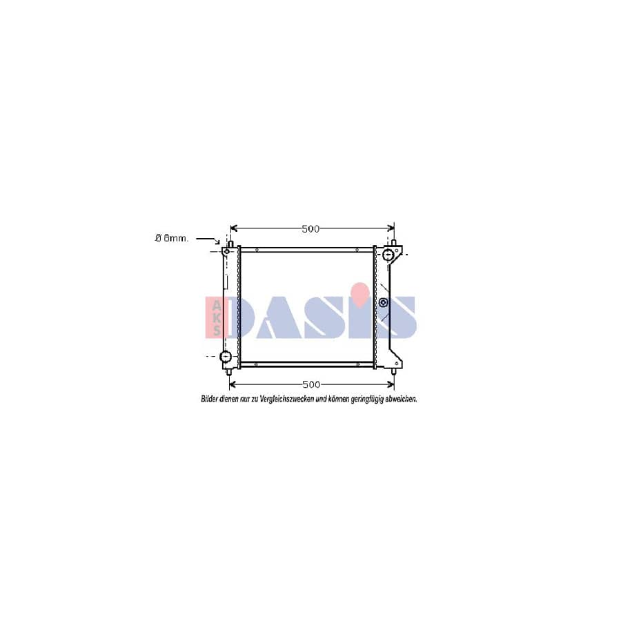 AKS Dasis 100170N Engine Radiator