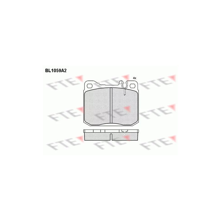 FTE Bl1059A2 Brake Pad Set