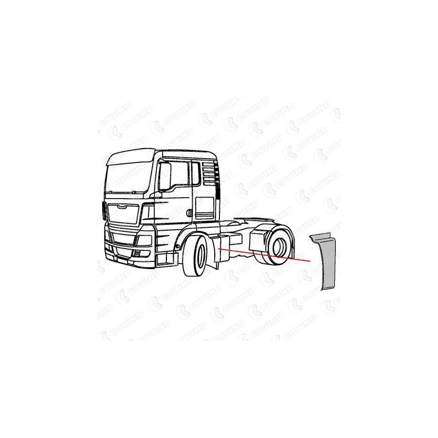 Covind Tgx/207 Fender Flare