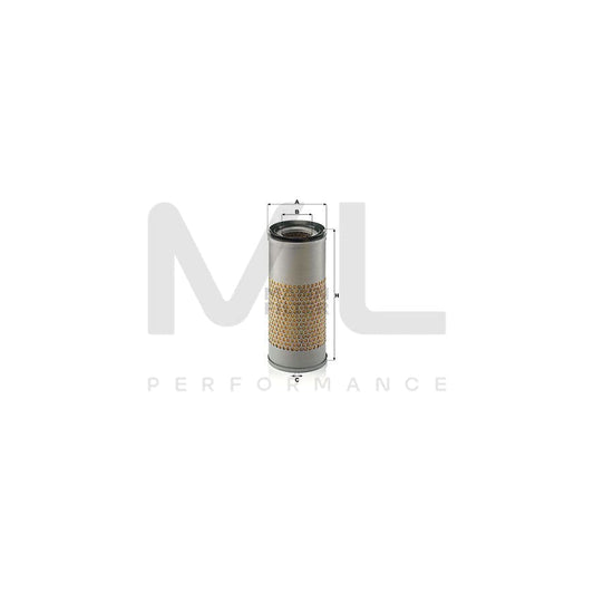 MANN-FILTER C 14 160 Air Filter for LAND ROVER DEFENDER Filter Insert, without gaskets/seals
