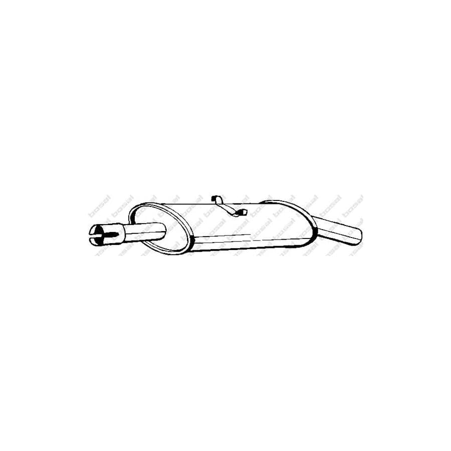 Bosal 233-281 Rear Silencer for VW Passat