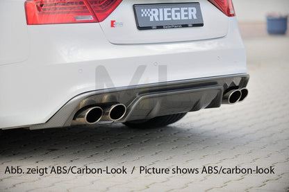 Rieger 00055474 Audi B8 B81 Rear Diffuser (A5 & S5) 1 | ML Performance UK Car Parts