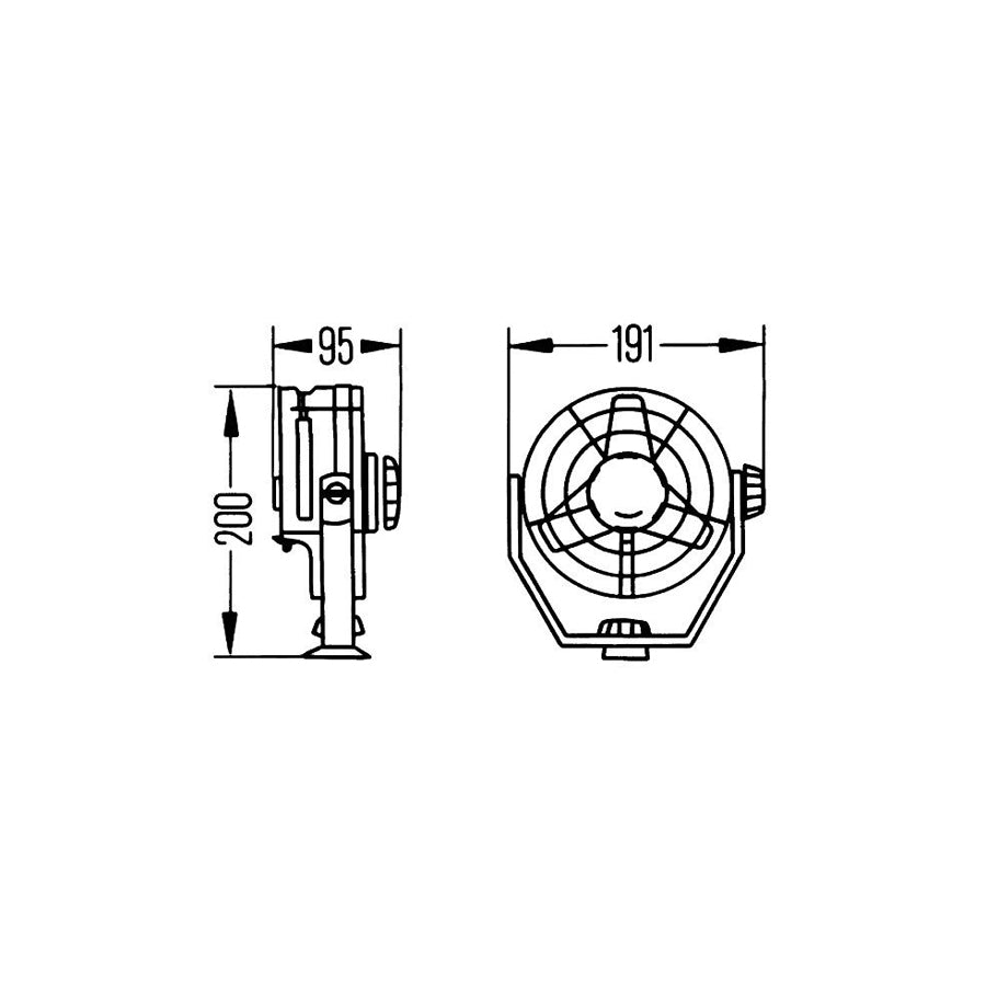 Hella 8EV 003 361-001 Interior Blower