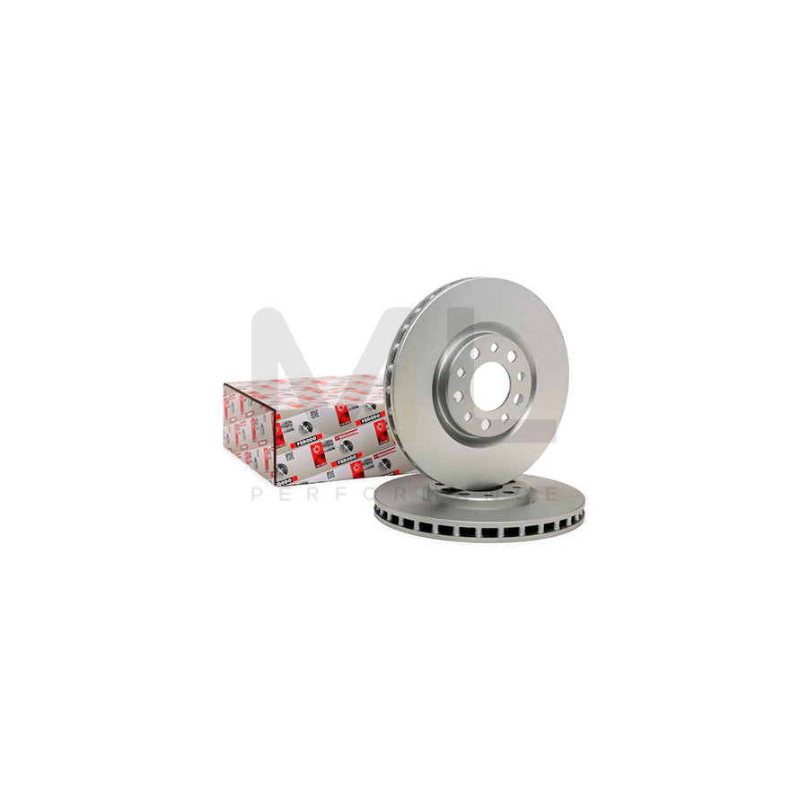 Ferodo Premier DDF1449 Brake Disc Vented, Without Bolts/Screws  - Pair