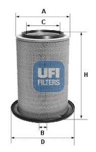 UFI 27.A24.00 Air Filter