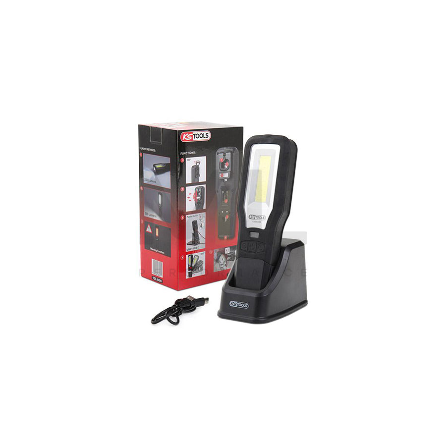 KS TOOLS 150.4490 Inspection lamp LED 250-550 lm with rechargeable battery