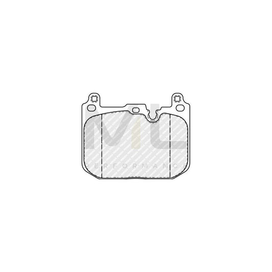 Ferodo FDB5112 Brake Pad Set Prepared for Wear Indicator, Without Accessories
