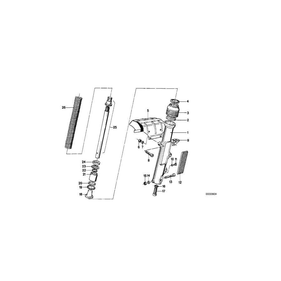 Genuine BMW 31421237215 Ring (Inc. R65, R45 & R45T/N)