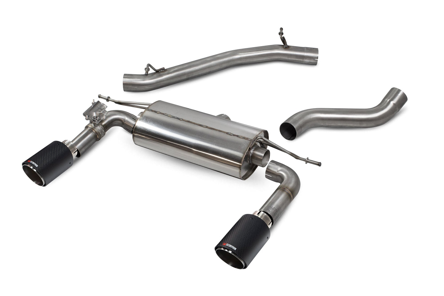 Scorpion SAUS085CF Audi TT MK3 Non-Res Cat-Back System With Electronic Valves | ML Performance UK UK