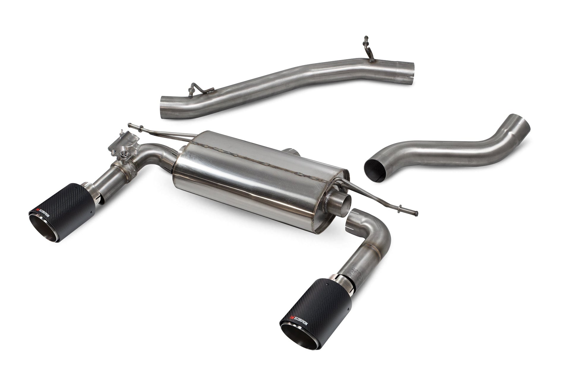 Scorpion SAUS085CF Audi TT MK3 Non-Res Cat-Back System With Electronic Valves | ML Performance UK UK
