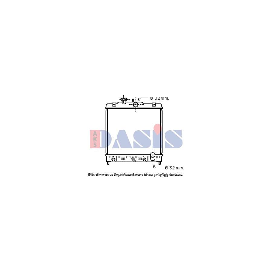 AKS Dasis 100260N Engine Radiator
