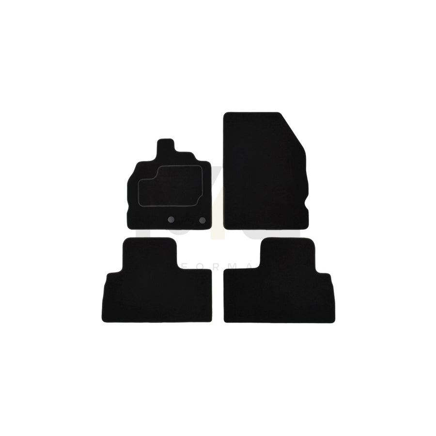 MAMMOOTH A041 RNT441 PRM 01 Floor mat set for RENAULT Grand Scﾃｩnic III (JZ) Textile, Front and Rear, Quantity: 4, Black