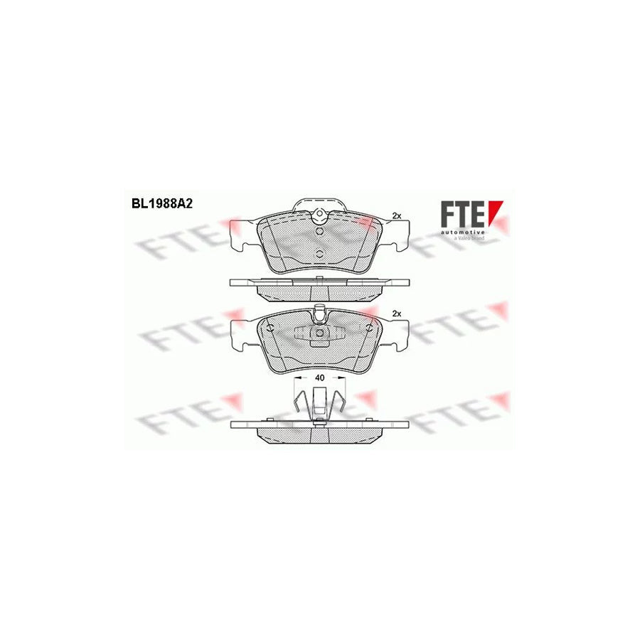 FTE 9010578 Brake Pad Set