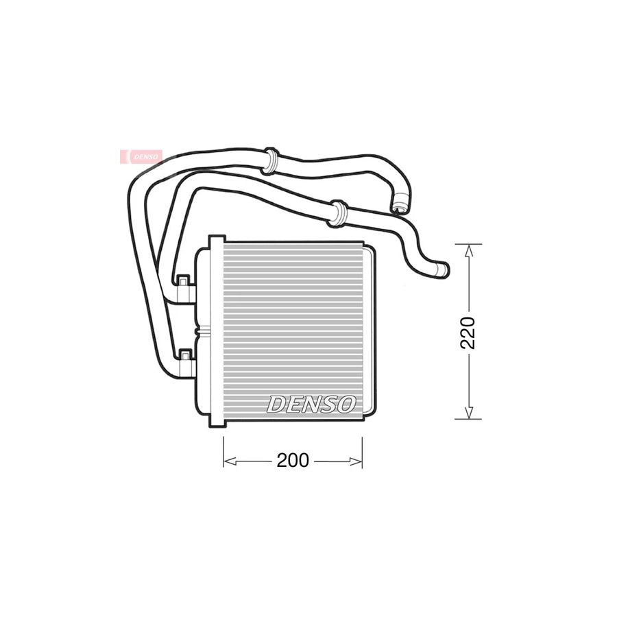DENSO DRR12003 Heater Matrix for Iveco Daily