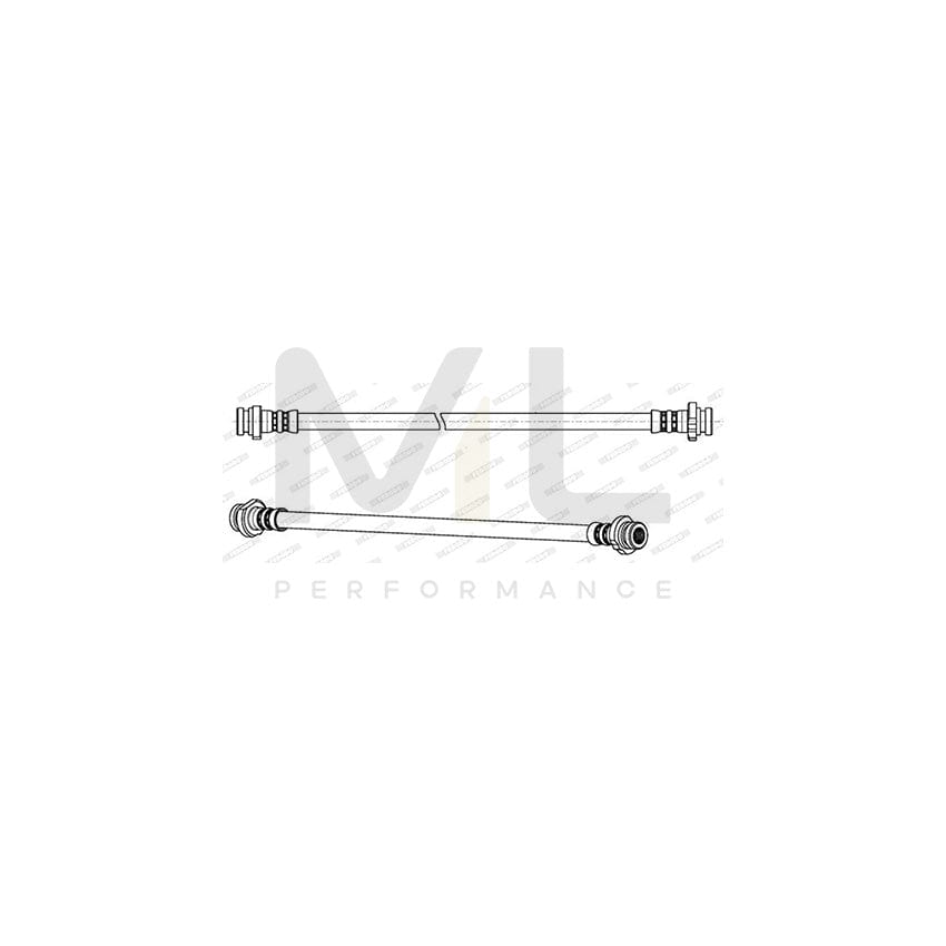 Ferodo FHY3097 Brake Hose for Nissan Almera II Saloon (N16) 335Mm, F 10X1