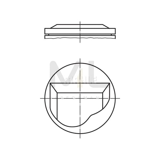 MAHLE ORIGINAL 082 42 00 Piston for BMW 5 Saloon (E28) 86,00 mm | ML Performance Car Parts