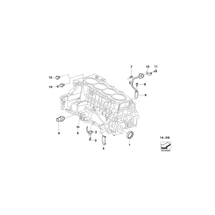 Genuine BMW 11117799377 R50 Connector (Inc. One D)