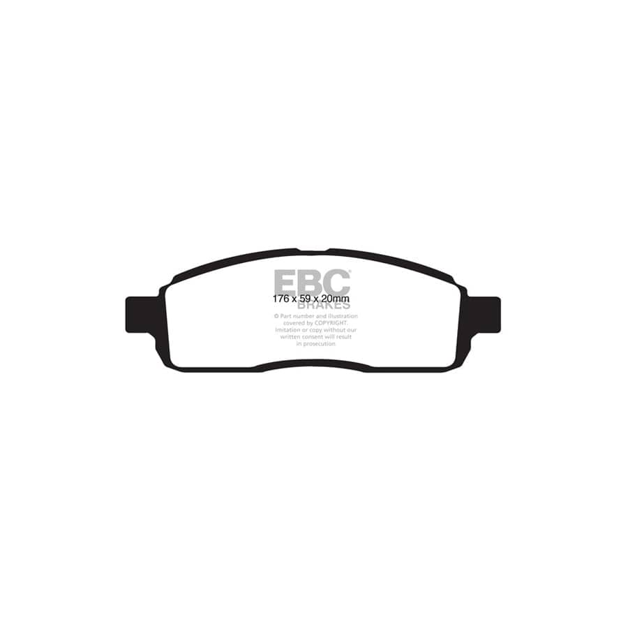 EBC PDKF2262 Ford F-150 Ultimax Front Brake Pad & Plain Disc Kit 2 | ML Performance UK Car Parts