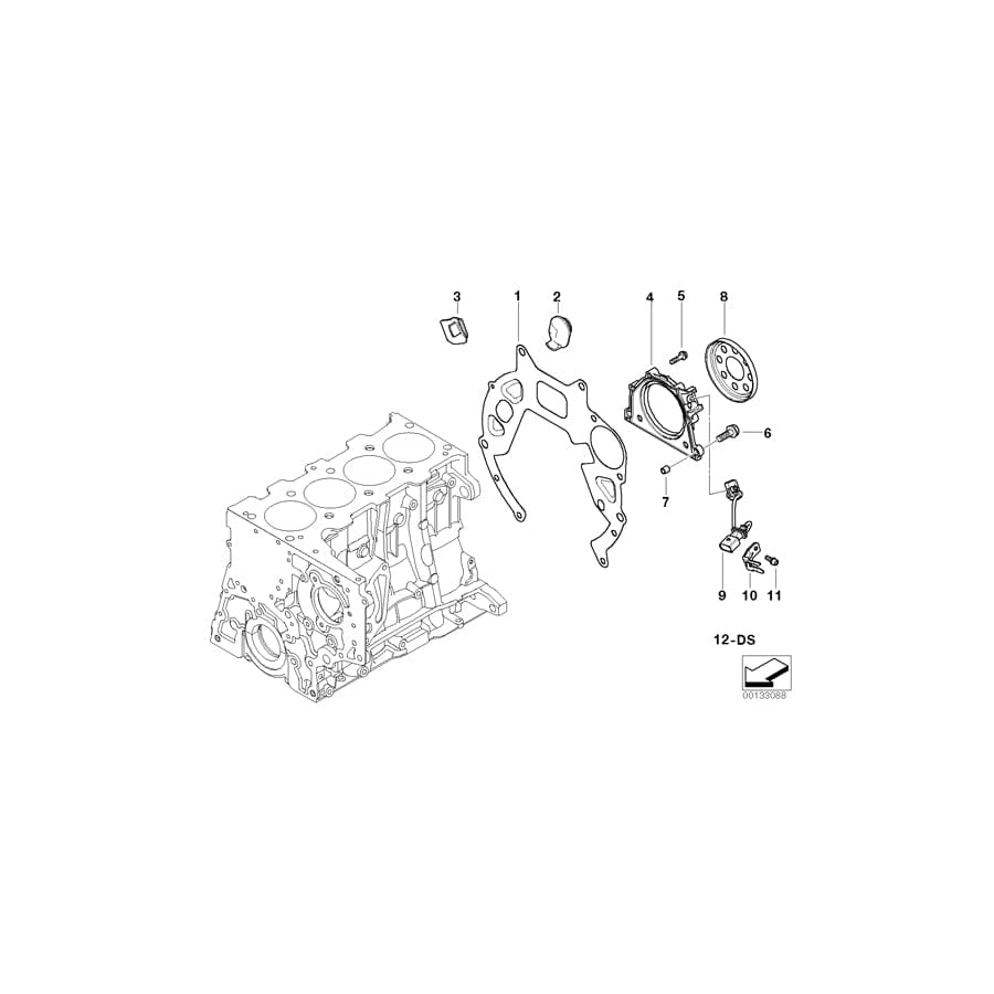 Genuine BMW 13627804172 E53 E91 E70 Bracket Plug Terminal (Inc. 730d, 530xd & 330d)