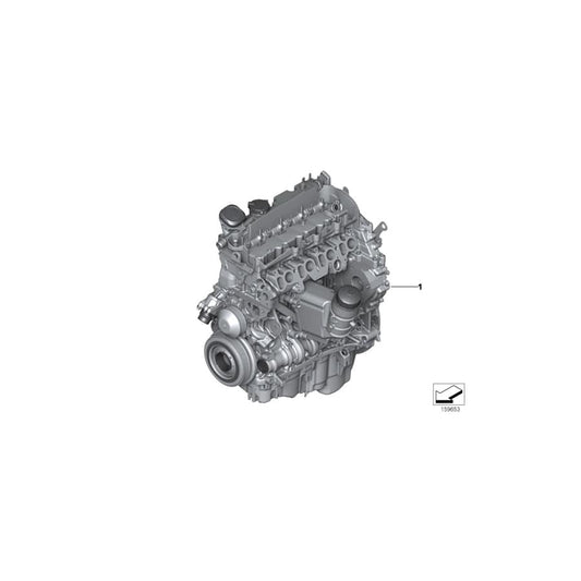 Genuine BMW 11002355192 F10 F11 Exch. Short Engine N47D20C (Inc. 520dX)