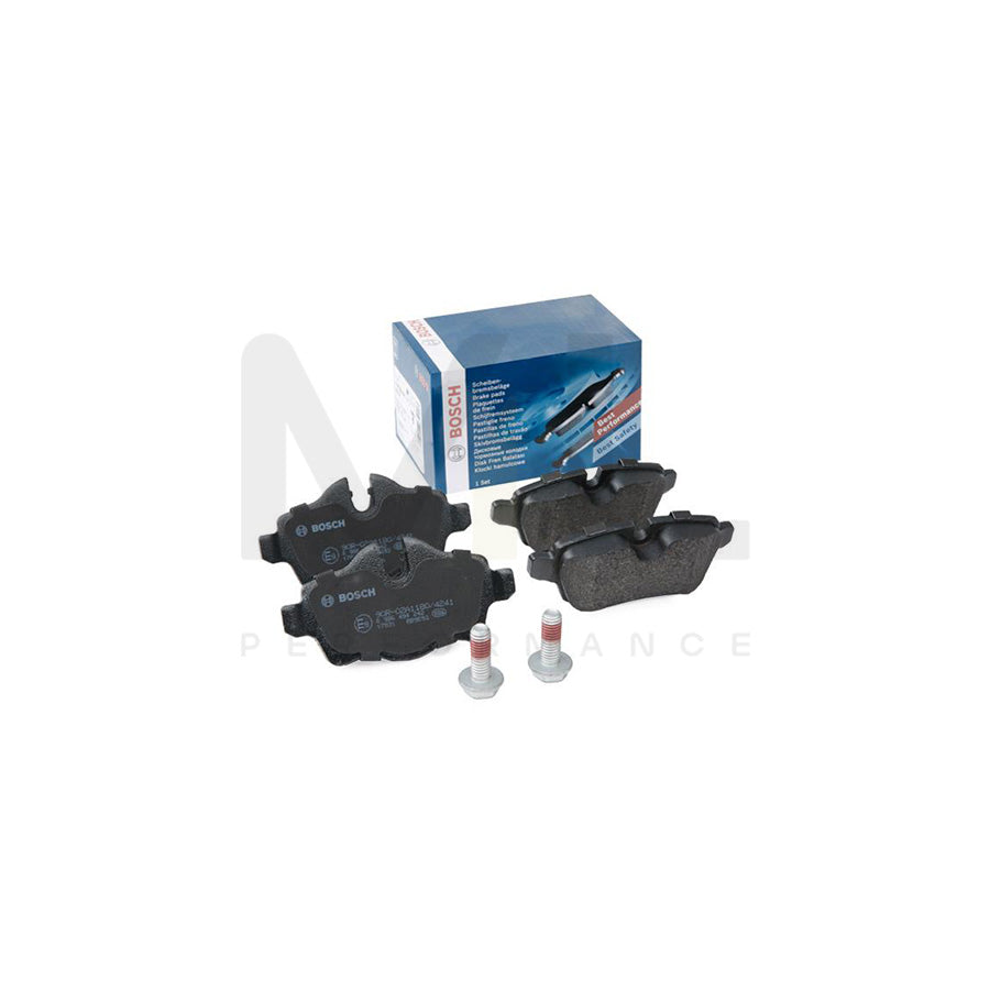 Bosch 0986494242 Brake Pad Set With Anti-Squeak Plate, With Bolts/Screws, With Mounting Manual BP1305 | ML Performance Car Parts