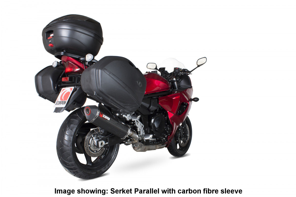 Scorpion RSI116TEO Suzuki GSX1250 FA Serket Parallel Slip-On - Titanium Sleeve | ML Performance UK UK