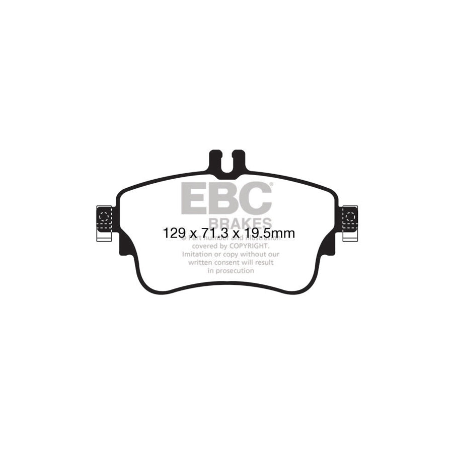 EBC PD01KF900 Mercedes-Benz W246 Greenstuff Front Brake Pad & Plain Disc Kit  2 | ML Performance UK Car Parts