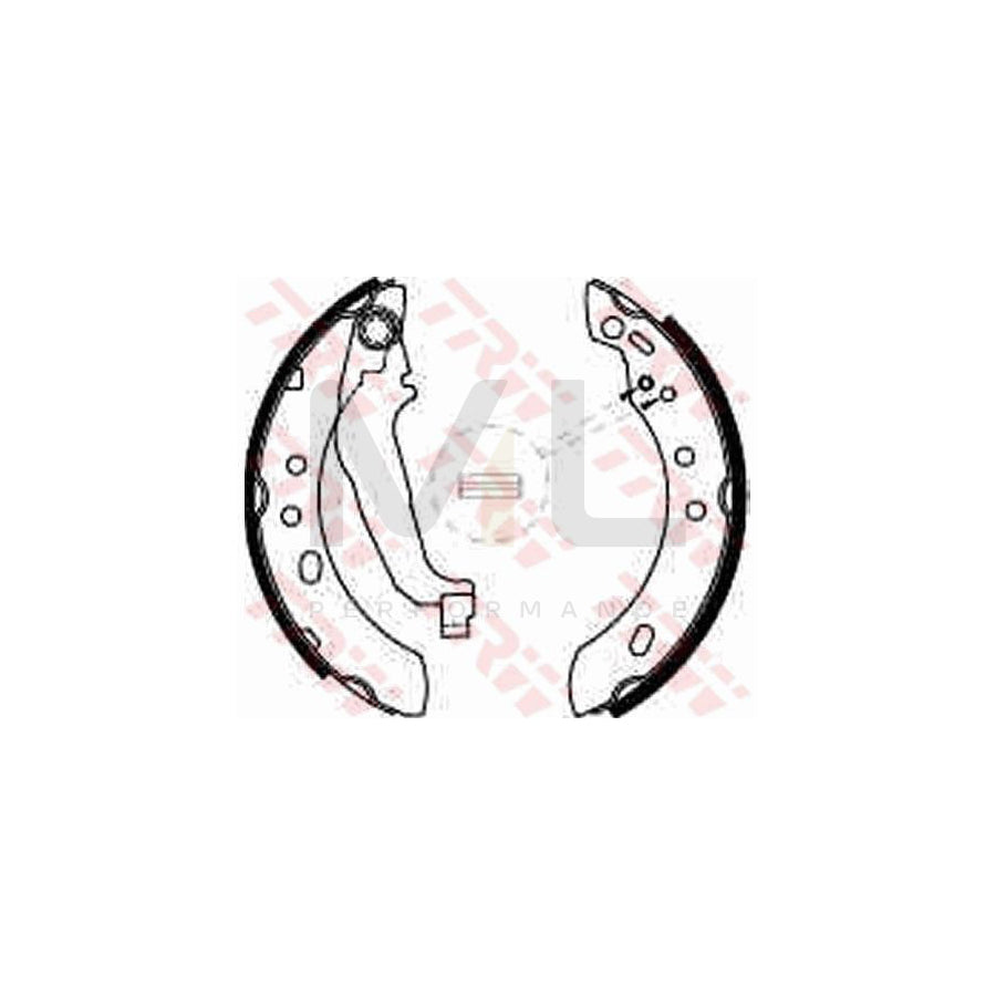 TRW GS8527 Brake Shoe Set for NISSAN Micra II Hatchback (K11)
