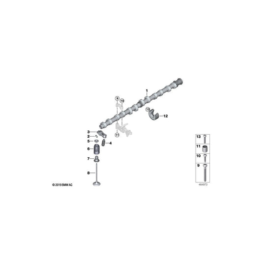Genuine BMW 11318664037 G30 G29 F33 Inlet Camshaft (Inc. 540iX, 840iX & 740i)