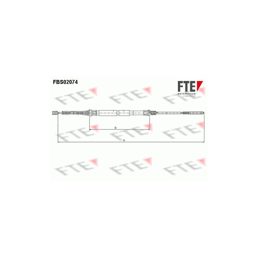 FTE Fbs02074 Hand Brake Cable