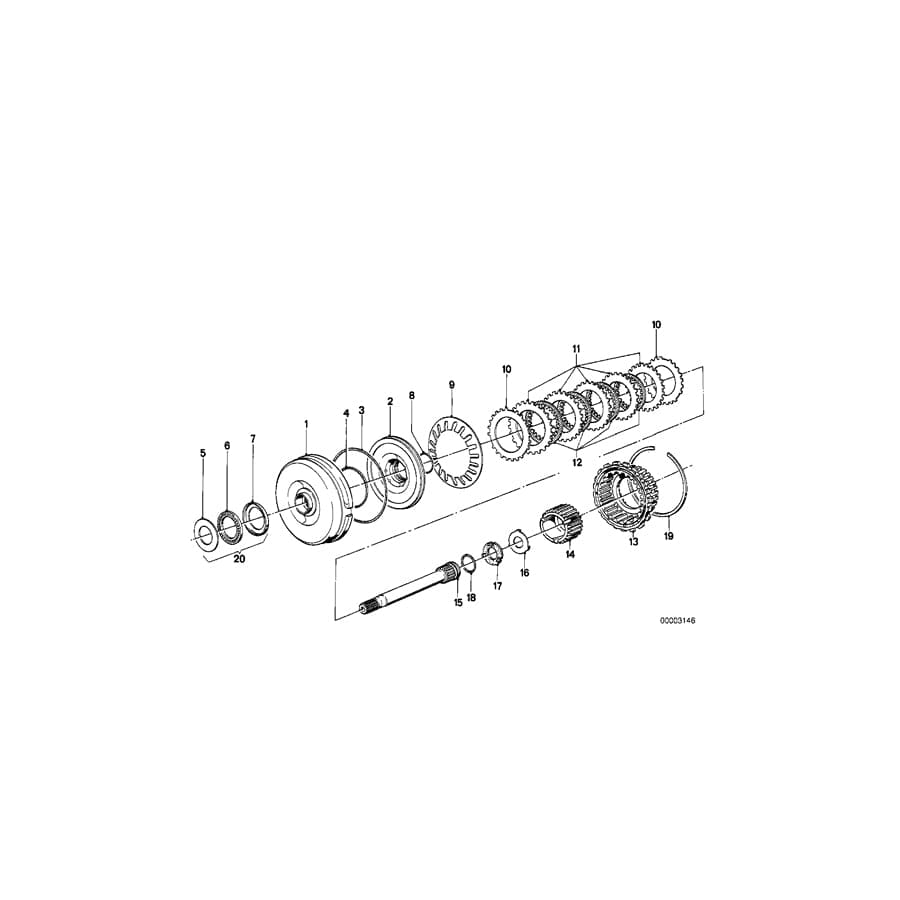 Genuine BMW 24231206823 E21 E24 E12 O-Ring (Inc. 528, 635CSi & 628CSi)