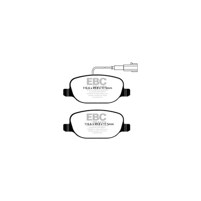 EBC PD40K072 Alfa Romeo Giulietta (940) Ultimax Pad & Plain Disc Kit 3 | ML Performance UK Car Parts